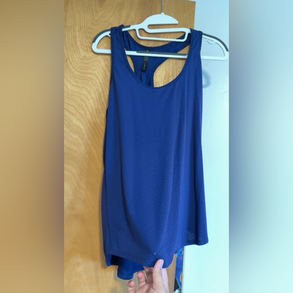 Blue Sleeveless Women's Top